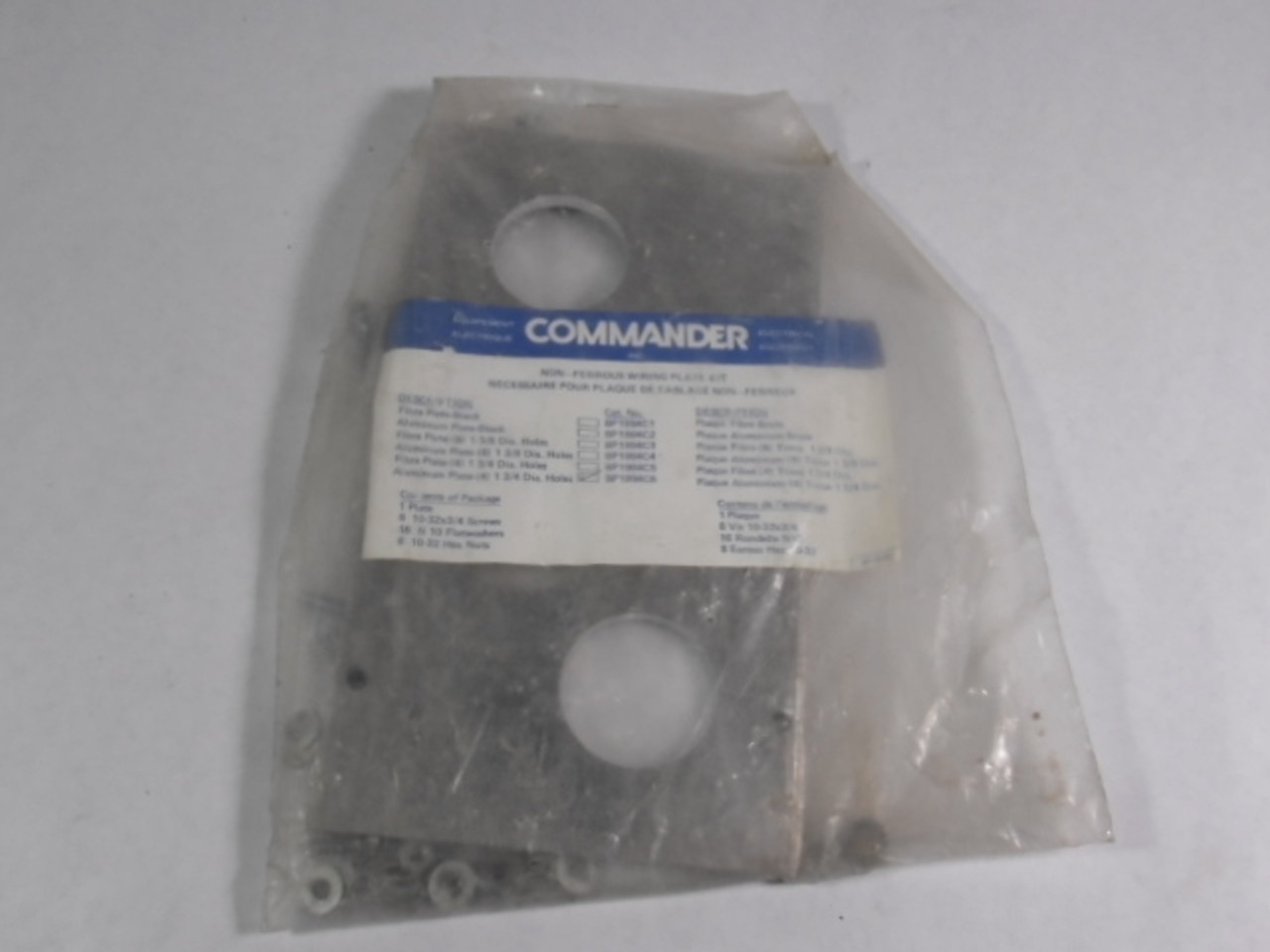 Commander BP1994C6 Wiring Plate Kit RIPPED BAG COSMETIC DMG ! NWB !