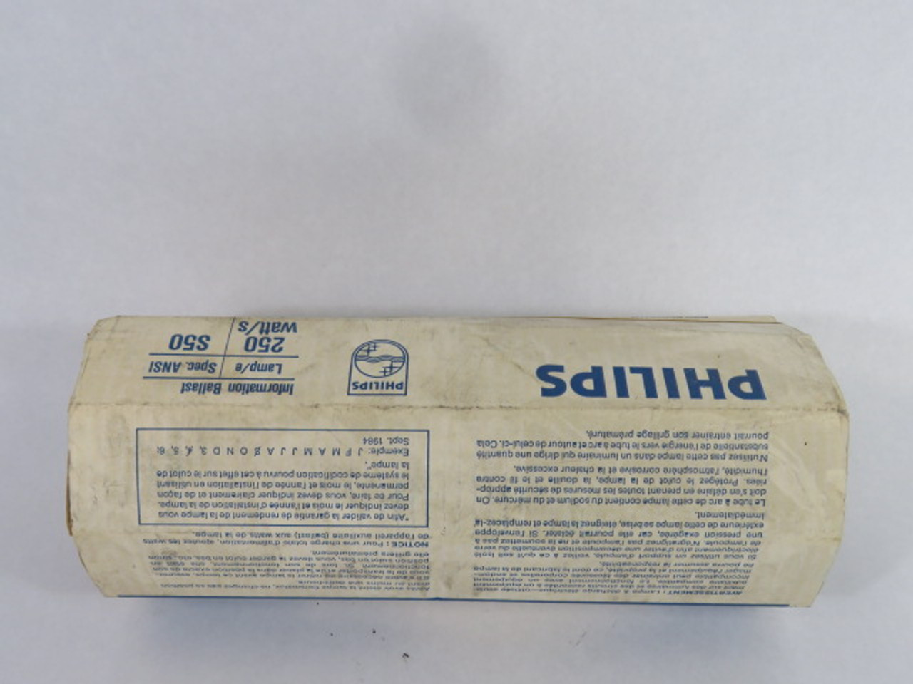 Philips C400S51/D High Pressure Sodium Bulb 400W 100V SHELF WEAR NEW