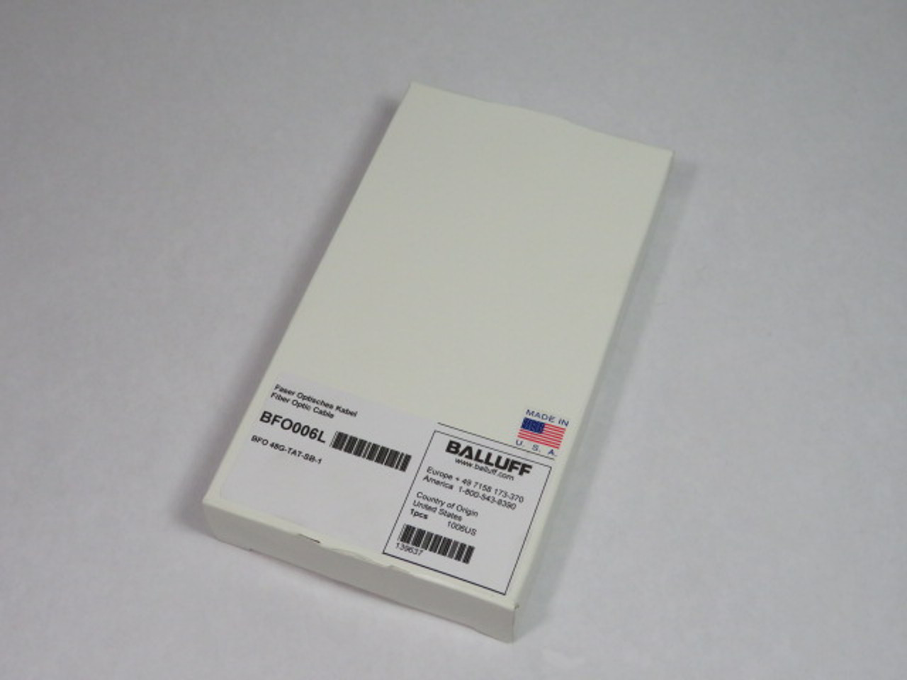 Balluff BFO-48G-TAT-SB-1 Fiber Optic Cable BFO006L ! NEW !