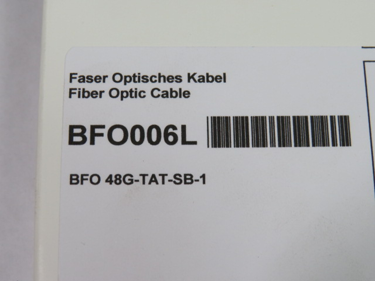 Balluff BFO-48G-TAT-SB-1 Fiber Optic Cable BFO006L ! NEW !