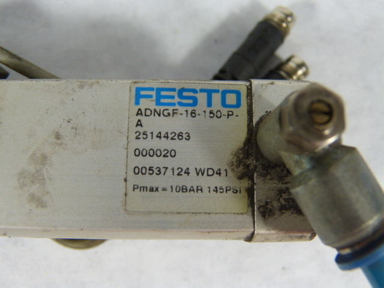 Festo ADNGF-16-150-P-A Pneumatic Cylinder 10 BAR 145psi USED