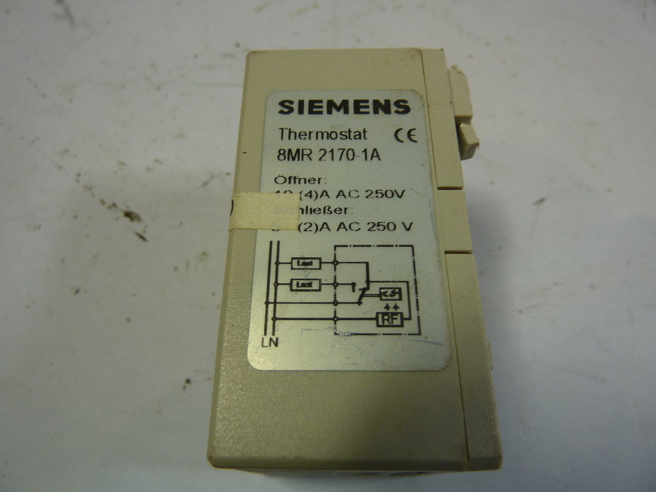 Siemens 8MR-2170-1A Thermostat Module 250V USED