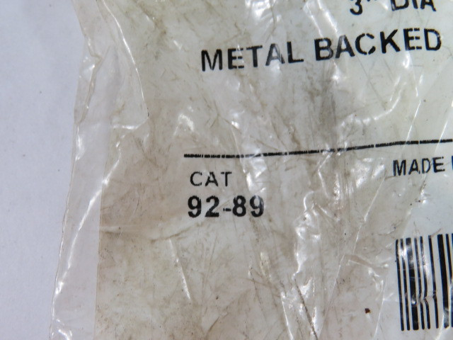 Allen-Bradley 92-89 Reflector 3" Metal Backed For Photo Sensor ! NEW !