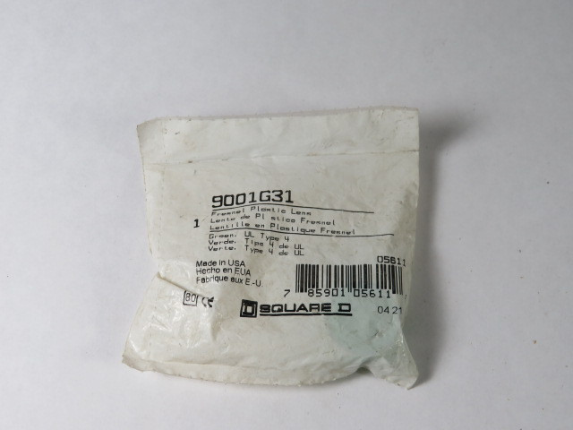 Square D 9001-G31 30MM Fresnel Plastic Lens Cap Green For Pilot Light ! NWB !