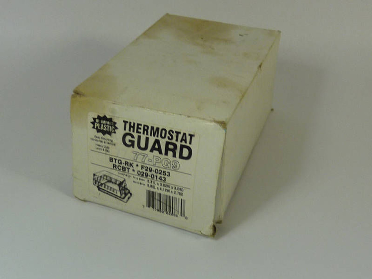 Thermostat Guard Hi Impact Plastic 77-PG9 ! NIB !