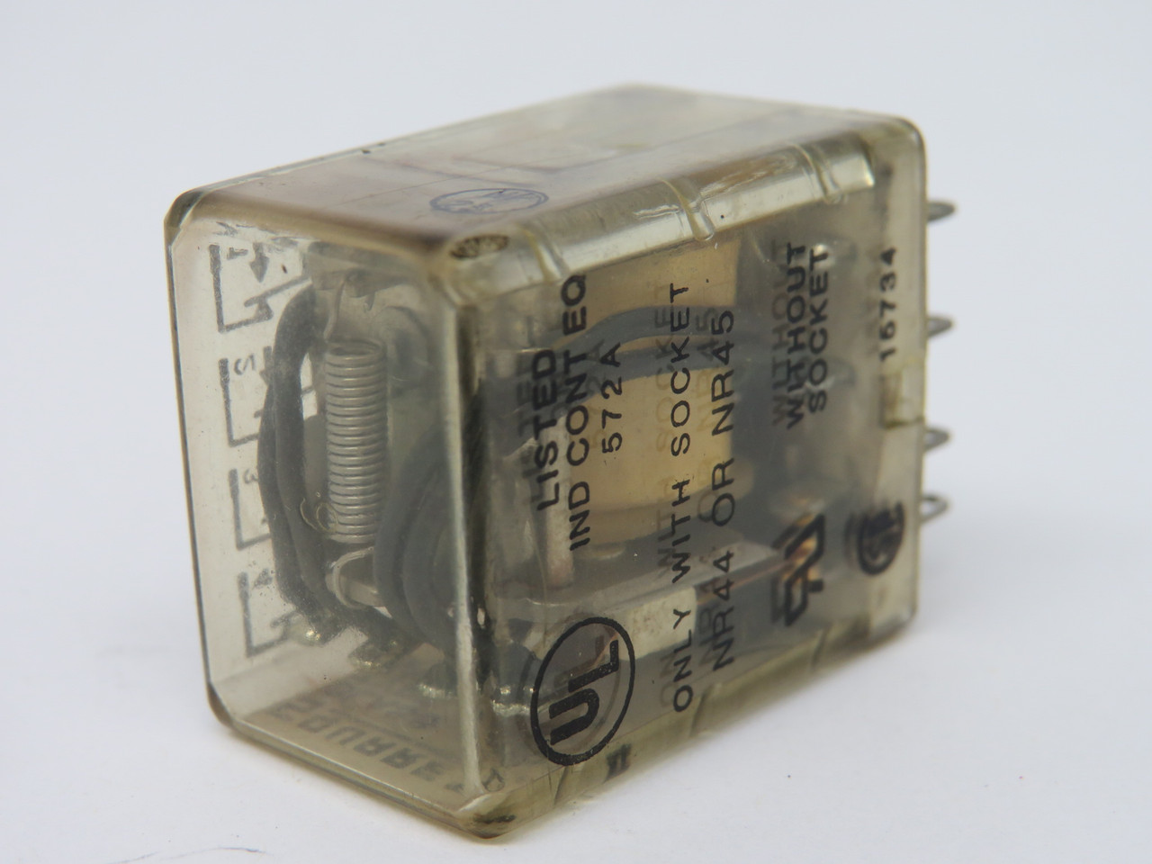 Square D 8501-RSD14 Relay 24V DC 1/10 HP 120/2140V AC 5A USED