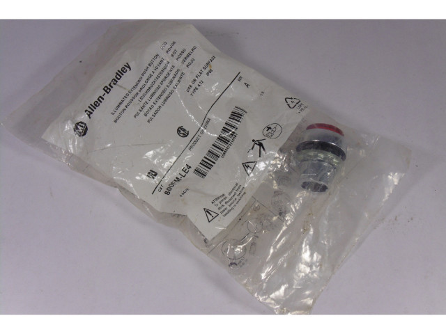 Allen-Bradley 800FM-LE4 Illuminated Momentary Pushbutton ! NWB !