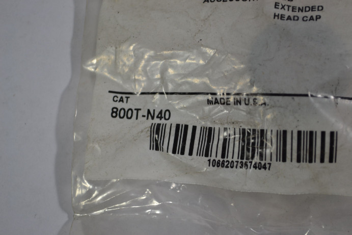 Allen-Bradley 800T-N40 Pilot Light Cap Red HOLEY BAG NWB