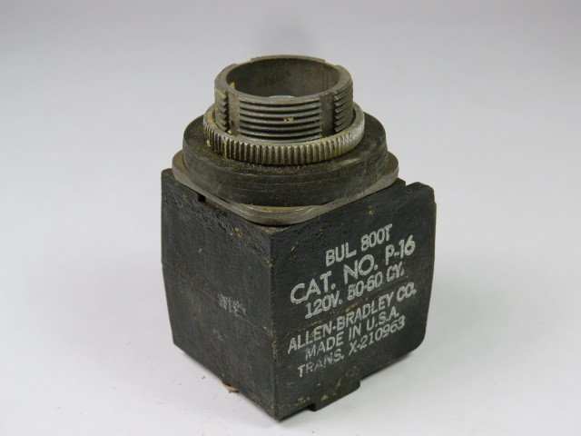 Allen-Bradley 800T-P16 Old Style Pilot Light 120VAC 50/60Hz No Lens USED