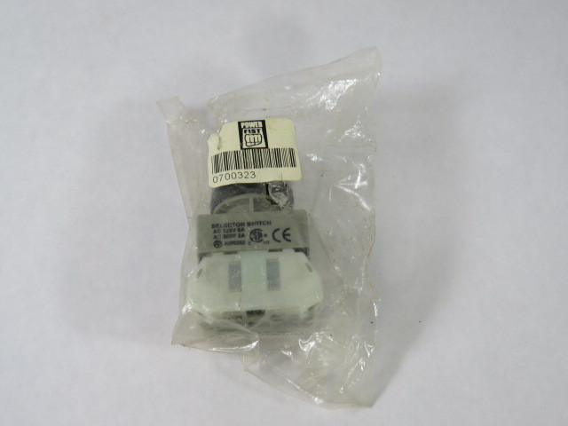 Power Fist 0700323 2-Position Selector Switch N.O 6A@125V 3A@300V ! NWB !