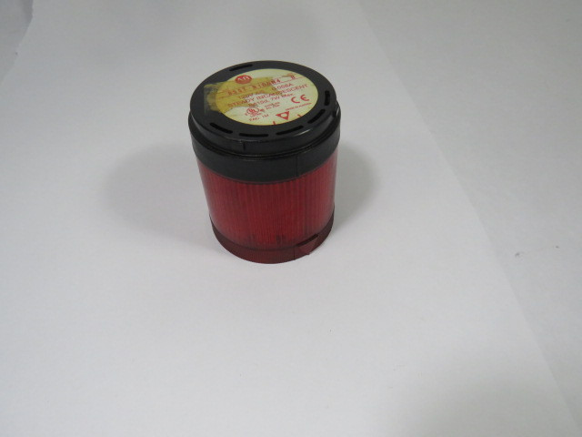 Allen-Bradley 855T-B10DN4 Stack Light Ser. B W/ Bulb RED USED