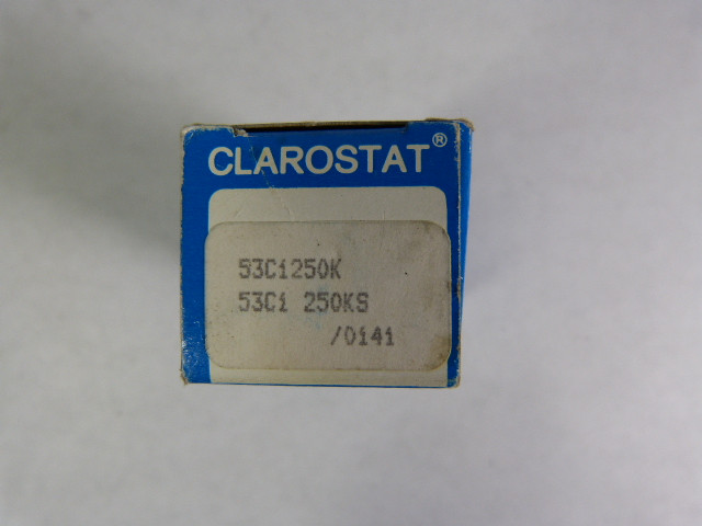 Clarostat 53C1250K Potentiometer 250K NEW