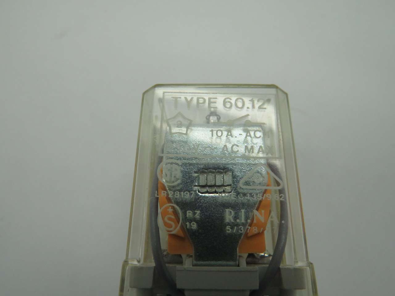 Finder 60.12.8.006.0000 Relay 6VAC 10A 250VAC  NOP