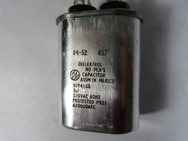 Mars 685744-12003 Oval Motor Run Capacitor 3MFD 370VAC ! NEW !