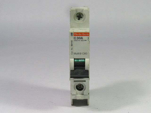 Merlin Gerin 60115 Circuit Breaker 30A 1-Pole USED