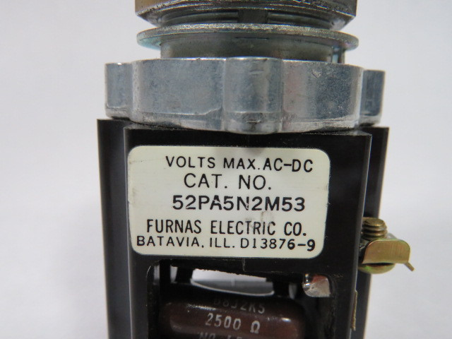Furnas Electric 52PA5N2M53 Ser B Pilot Light 230V Green Cap USED