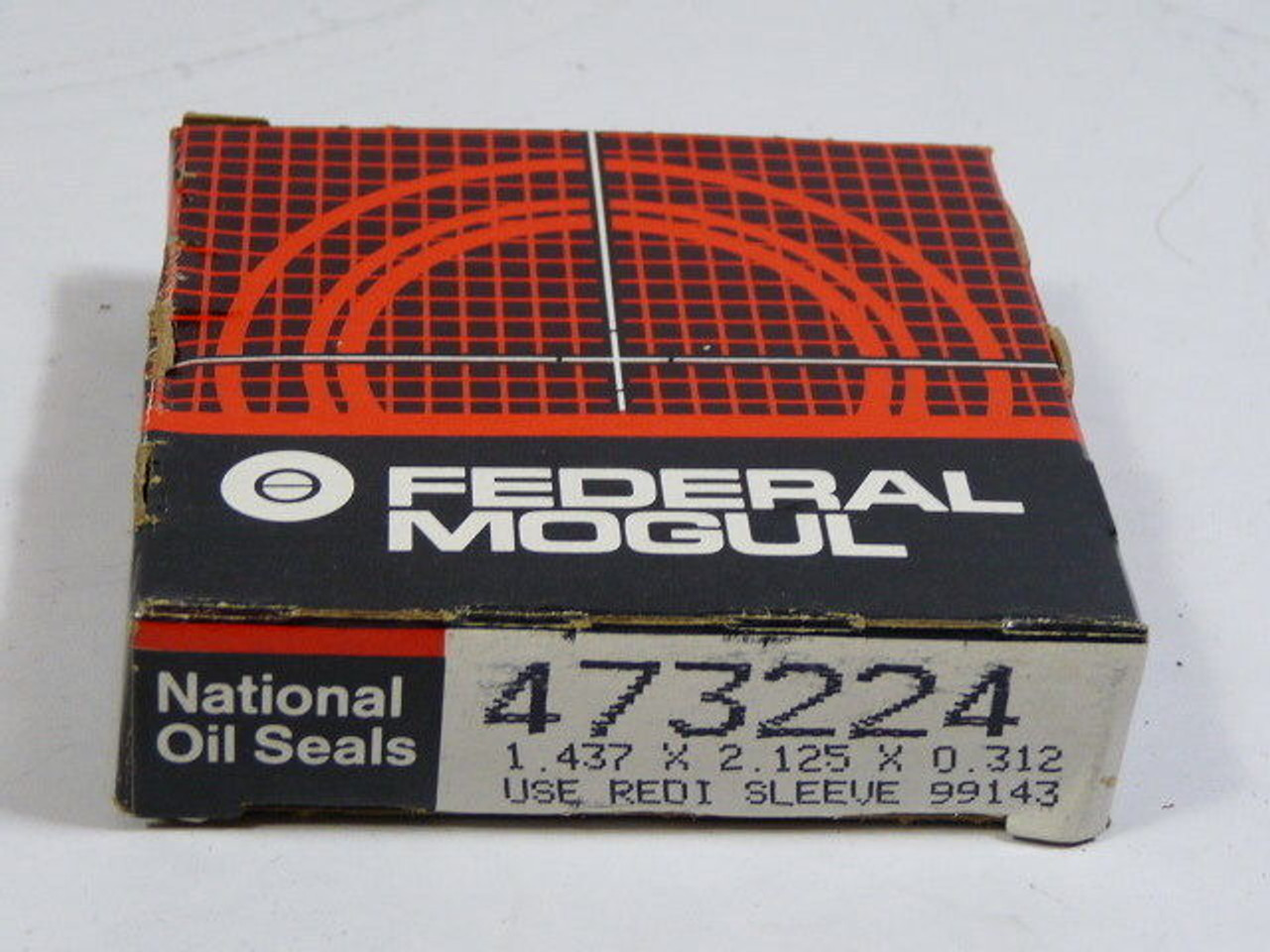 National Seal 473224 Oil Seal 1-7/16IDx2.129OD 5/16in Width Nitrile ! NEW !