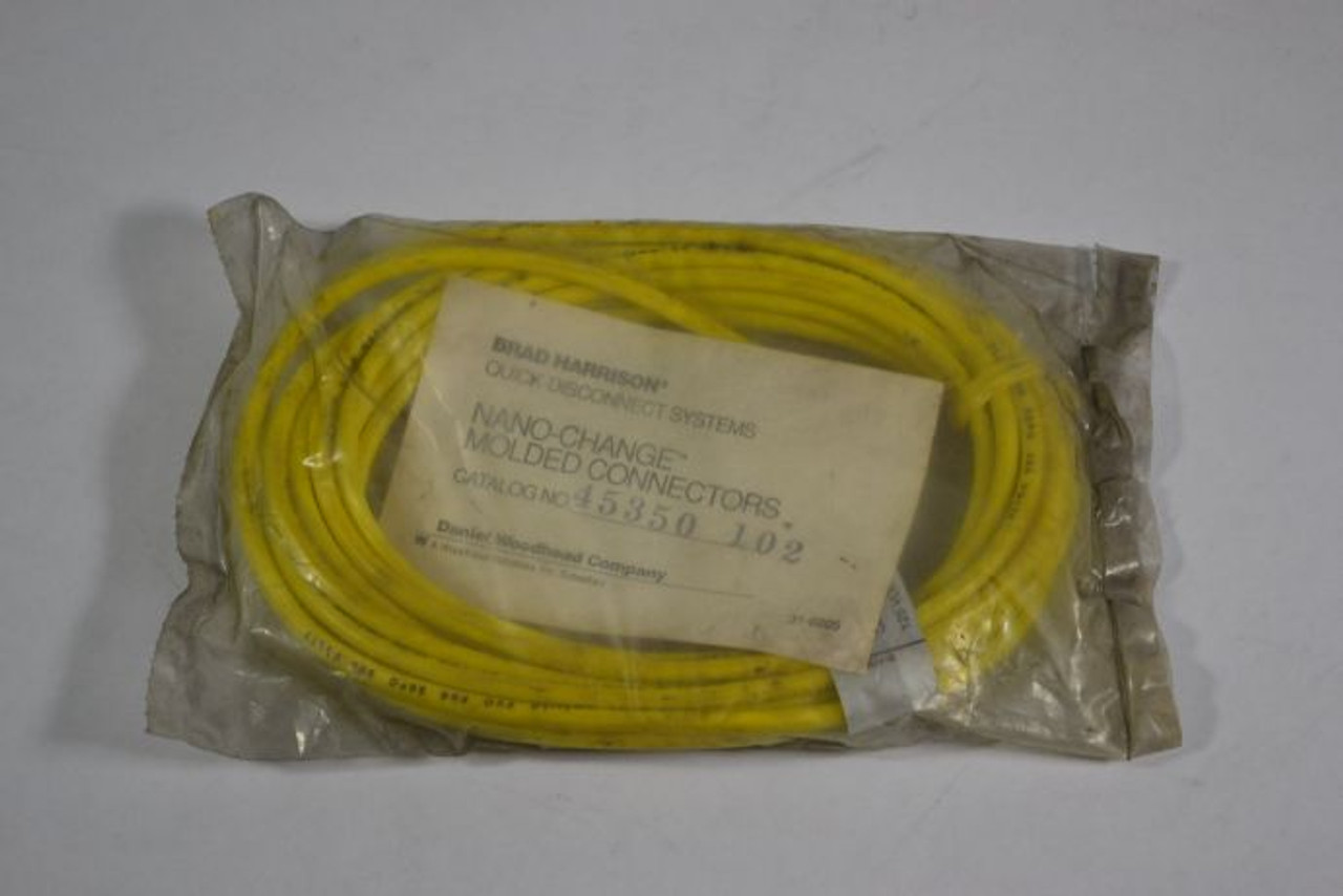 Brad Harrison 45350-102 Nano-Change Molded Connector Coupler Plug 3P NWB