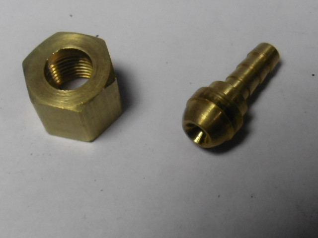 Generic 418312697 Hose/Pipe Adapter 1/8 x 1/8 Inch USED
