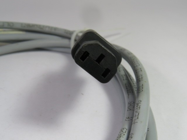 Schurter 4782 Straight Plug Connector 10/15A 250VAC 50/60Hz 8’5” Cable USED