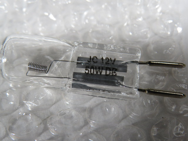 Long Life 50JC/12V/GY6.35 Halogen Bulb GY6.35 Base 12V 50W 2-Pin ! NEW !
