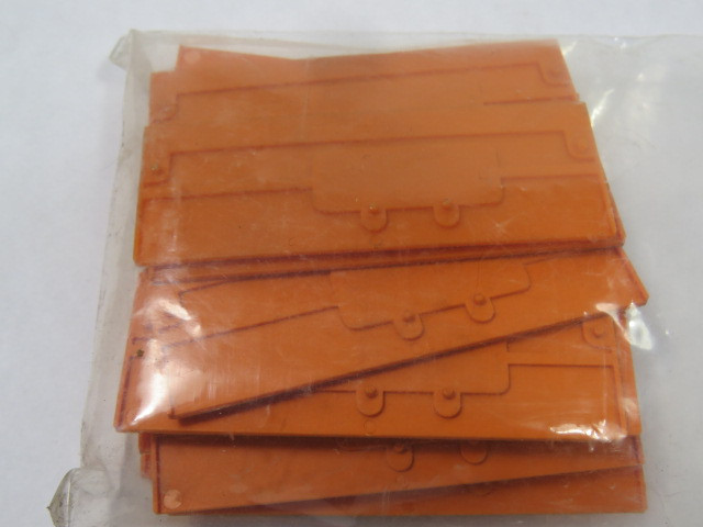 Wago 280-335 Terminal Block Separator Lot of 17 ORANGE USED