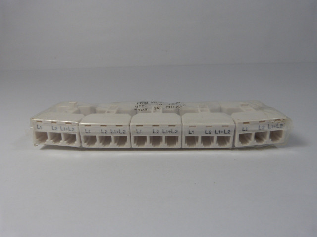 Steren 300-324WH Modular T Adapter 4Conducter Pack of 10pcs. ! NWB !