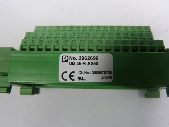 Phoenix Contact 2962696 Interface Module UM 45-FLKS50 USED