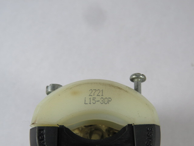 Leviton 2721 Locking Plug 30A 250V 4W 3P USED