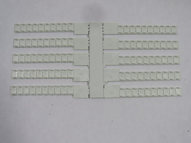 Allen-Bradley 1492-SM6X9 Series A Wire Marker Card 6mm x 9mm 5-Pack NEW
