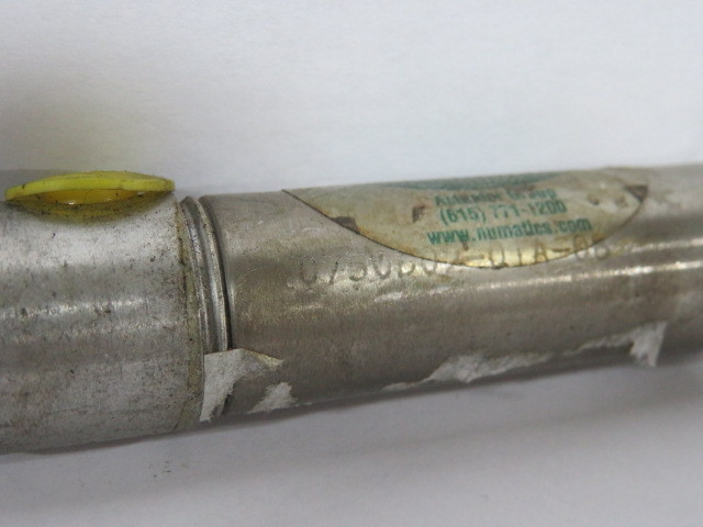 Numatics  0750D02-01A-08 Cylinder Double Acting Rear Pivot 3/4in Bore USED