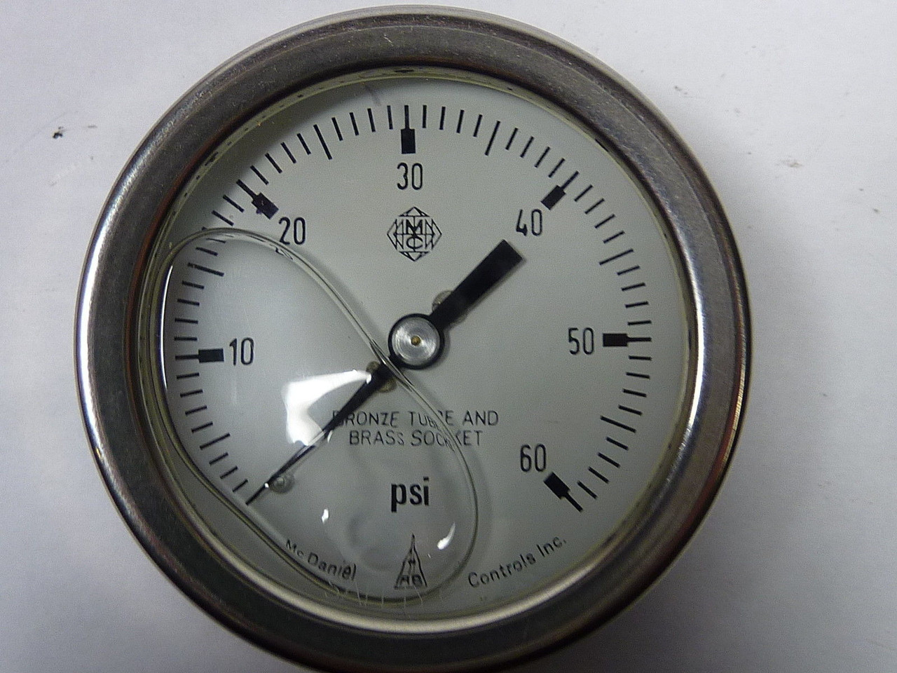 McDaniel Controls 0-60PSI Gauge USED