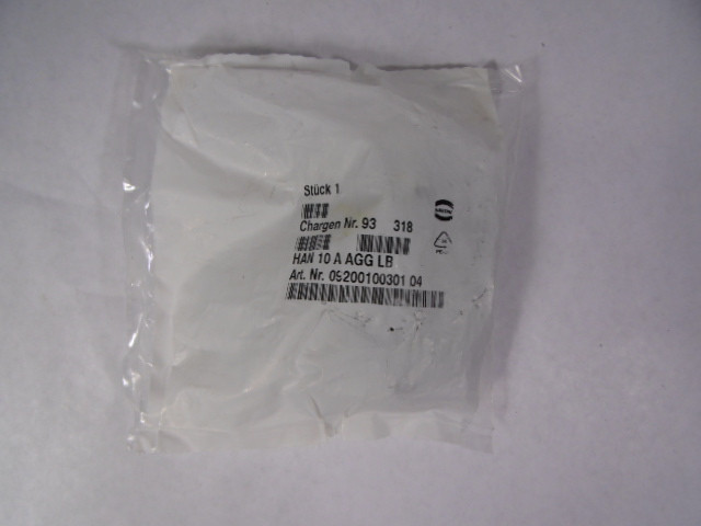 Harting 09200100301 10A-agg-LB 16B Connector Housing NWB
