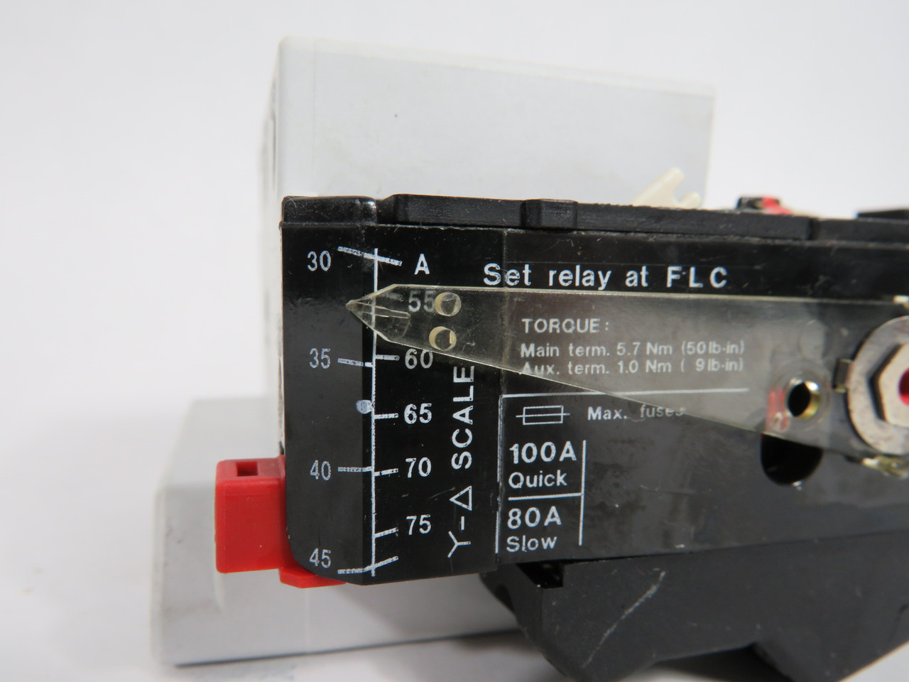 Danfoss 047H1015 Overload Relay 30-45A 52-78A Model TI80 *Missing Cable* USED