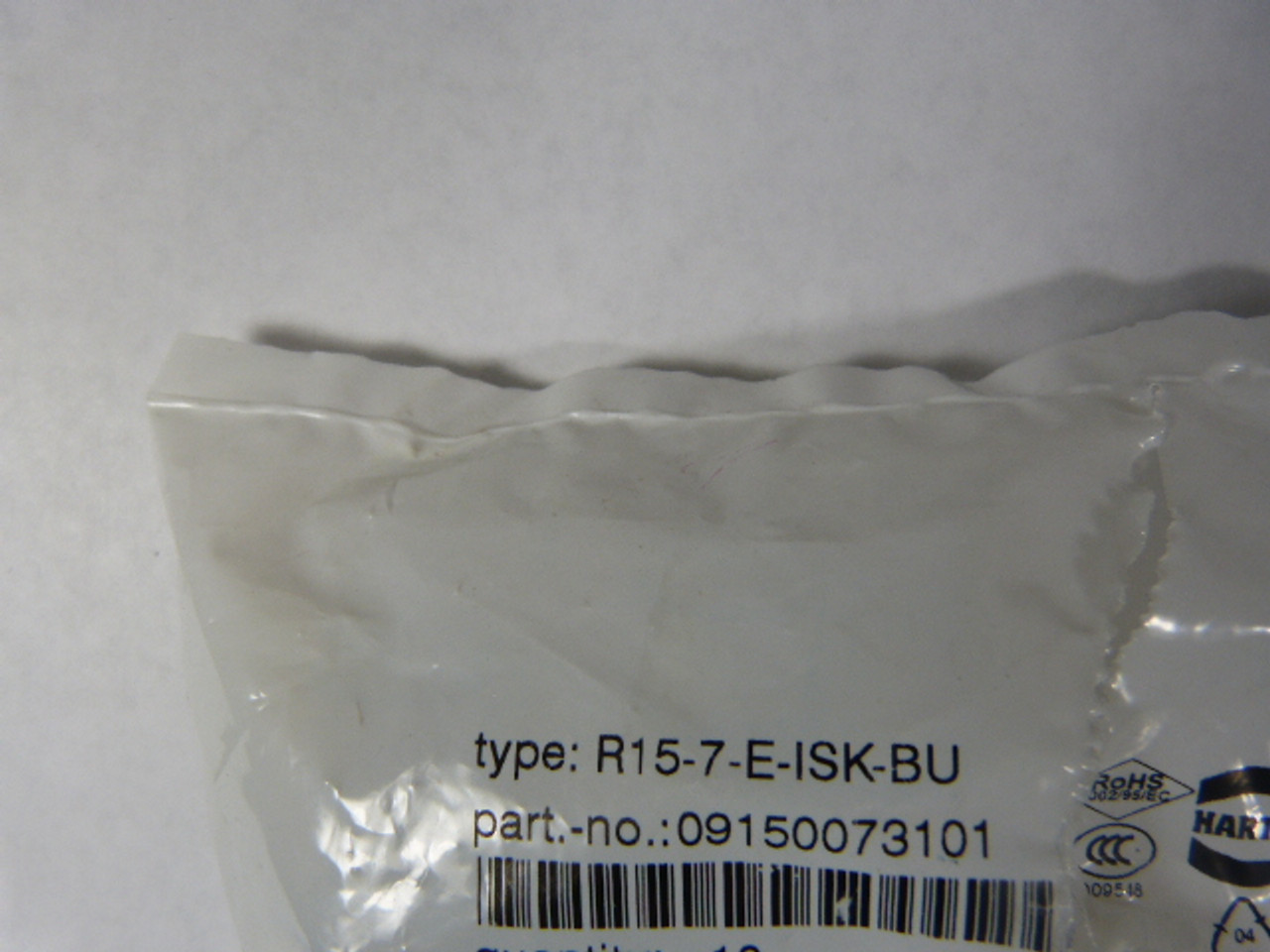 Harting R15-7+E-ISK-BU 09150073101 Insert Socket 8-Pin Lot of 8 OPEN BAG NWB