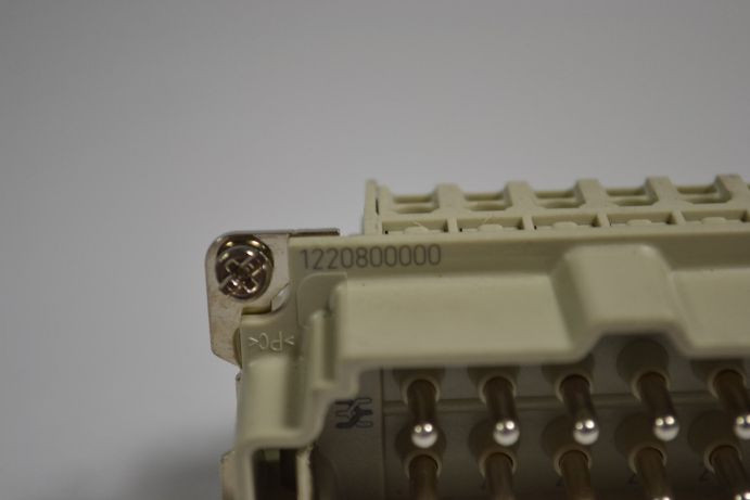 Weidmuller 1220800000 Screw Connection Size 8 16A 500V 24-Pole SHELF WEAR USED