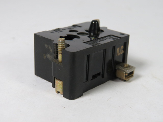 Cutler-Hammer 10250T51 Contact Block 1NC 600V USED
