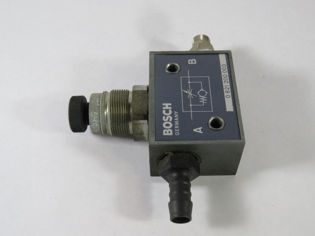 Bosch 0-821-200-003 Inline Flow Control Valve 1/2" NPT USED