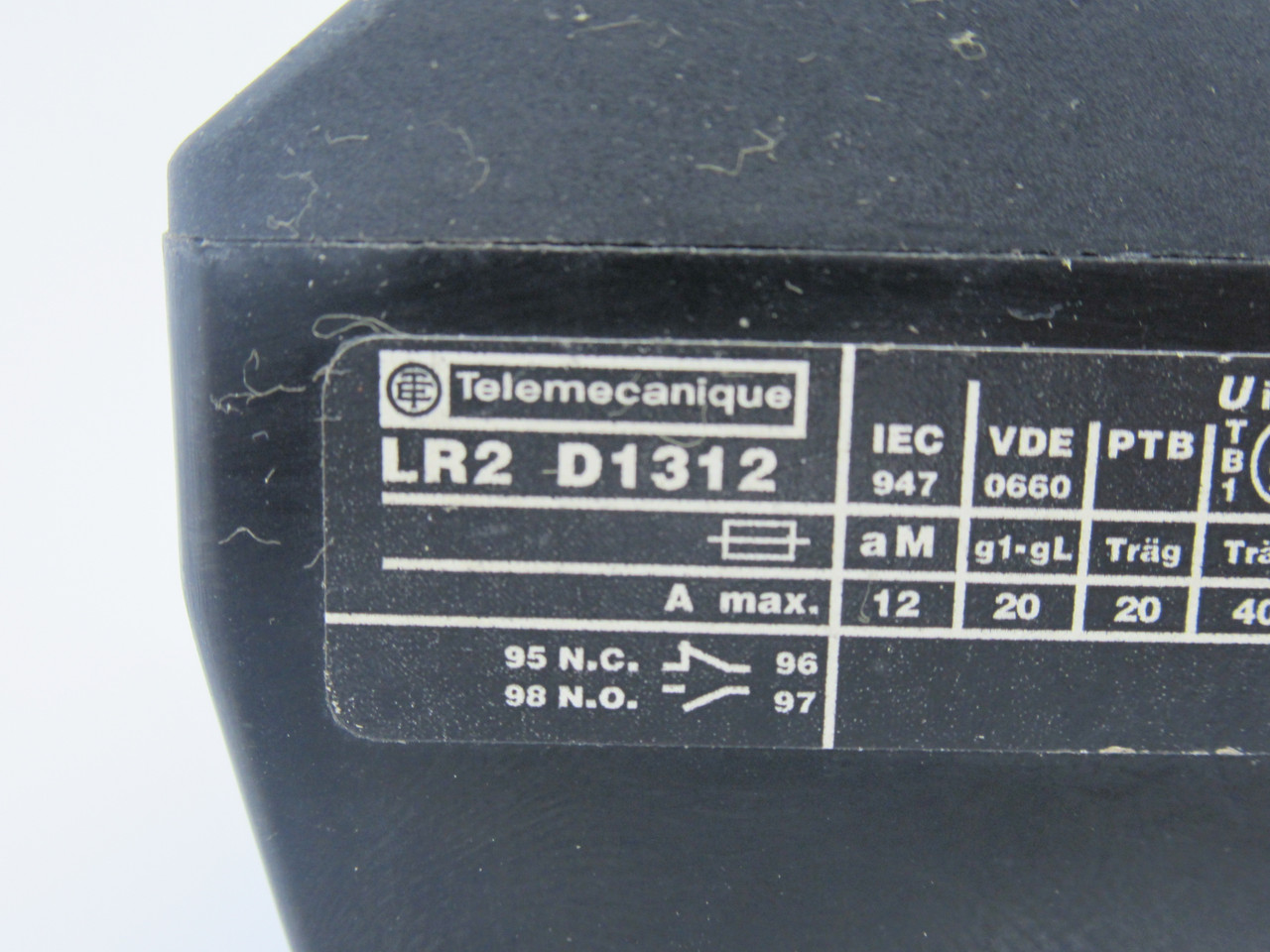 Telemecanique LR2-D1312 Thermal Overload Relay 5.5-8A Ui=750V USED