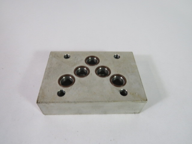 Lynch TPA05GXABXSBT Tapping Plate Aluminum SAE 4 Gauge Ports USED