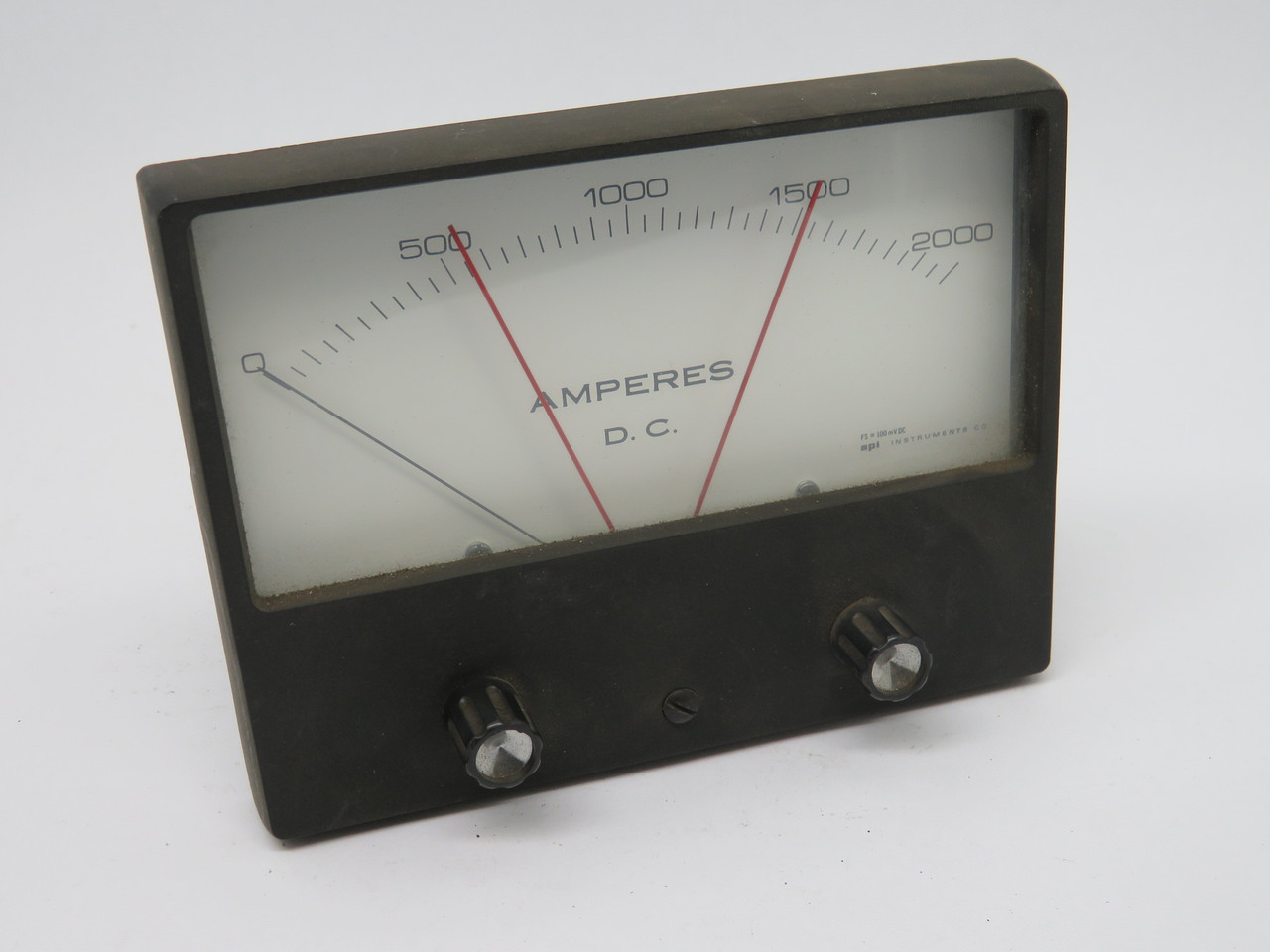 Crompton Compack I Panel Meter 0-2000 DC Amperes USED