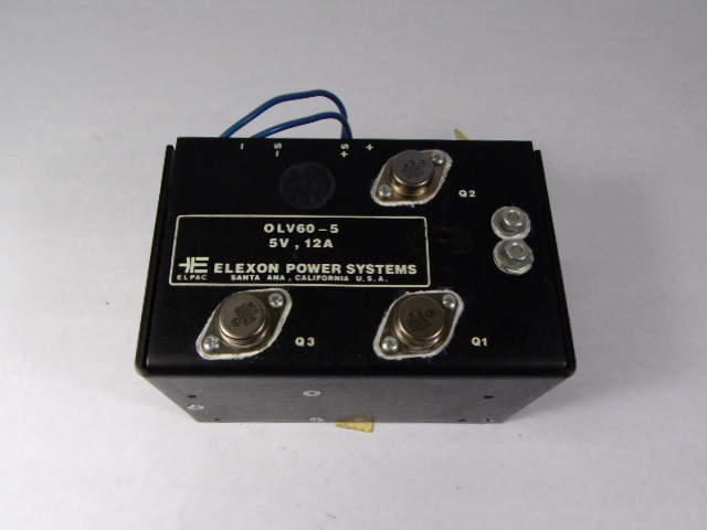 Elpac Elexon OLV605 Power Supply 5V 12amp ! AS IS !