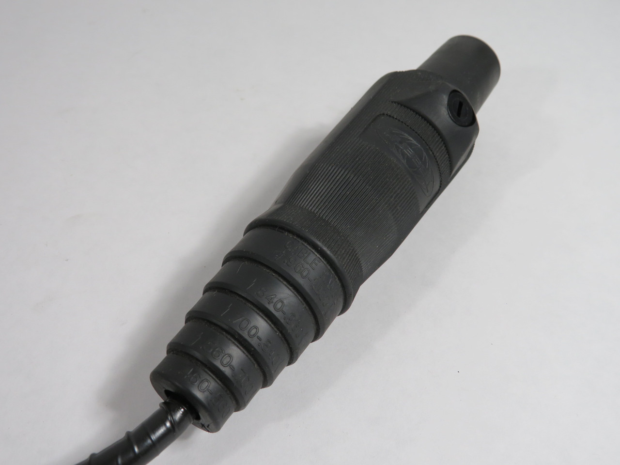 Hubbell HBL300FBK Single-Pole Connector Plug 400A 600V AC 250V DC USED