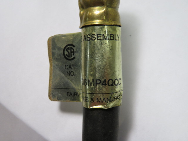 Generic I6C36MP4QCC Flex Hose Assembly 35" 1/4" NPT USED