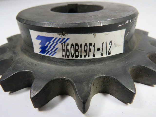 Tsubaki H60B19F1-1/2 Roller Sprocket 1-1/2" Bore USED