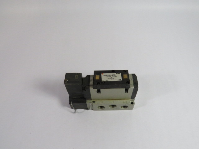 SMC NVFR3100-5FZB Plug-In Base Mount Solenoid Valve USED