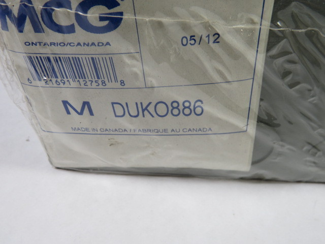 MCG DUKO886 8x8x6" Junction Box W/O Cover ! NOP !