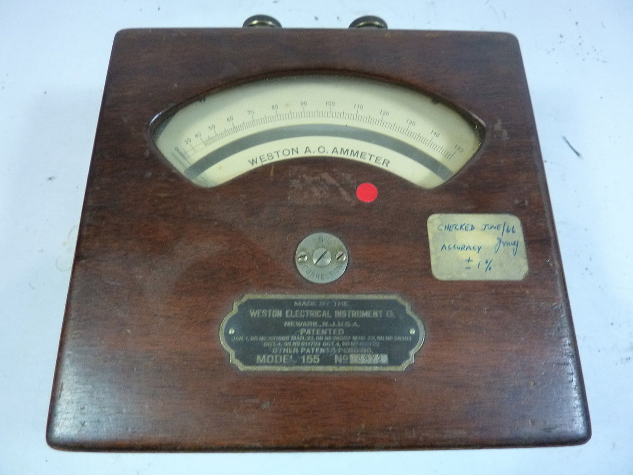 Weston 4872 AC Ammeter Unit USED