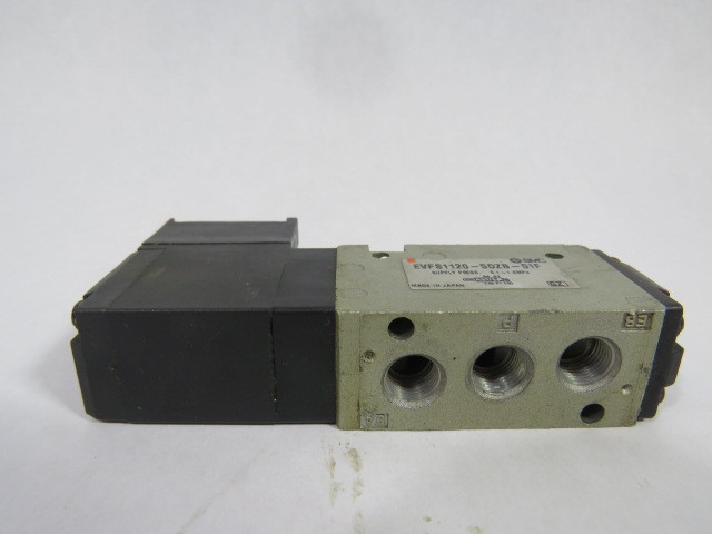 SMC EVFS1120-5DZB-01F 4/5 Port Solenoid Valve 24VDC .1-1MPa USED