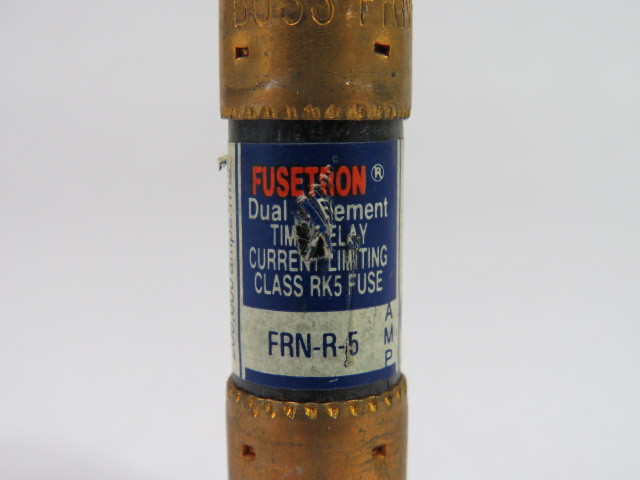 Fusetron FRN-R-5 Dual Element Time Delay 5A 250V USED - Industrial ...
